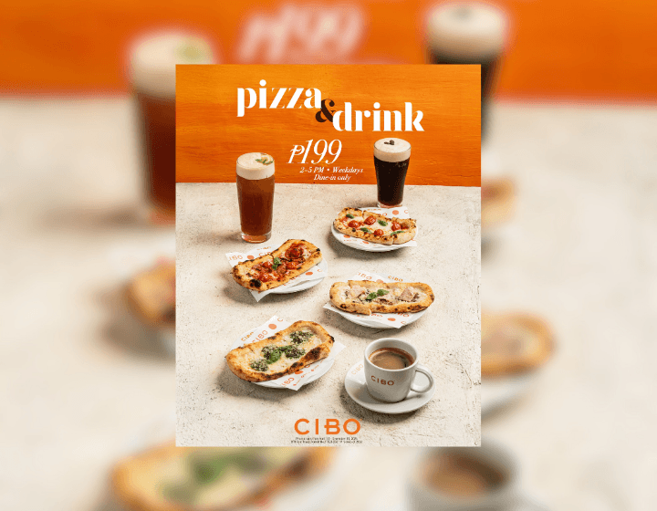 Pizza & Drink Combo for only P199