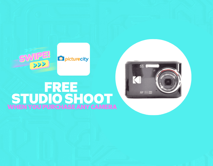 Buy Any Camera, Get a FREE Studio Shoot