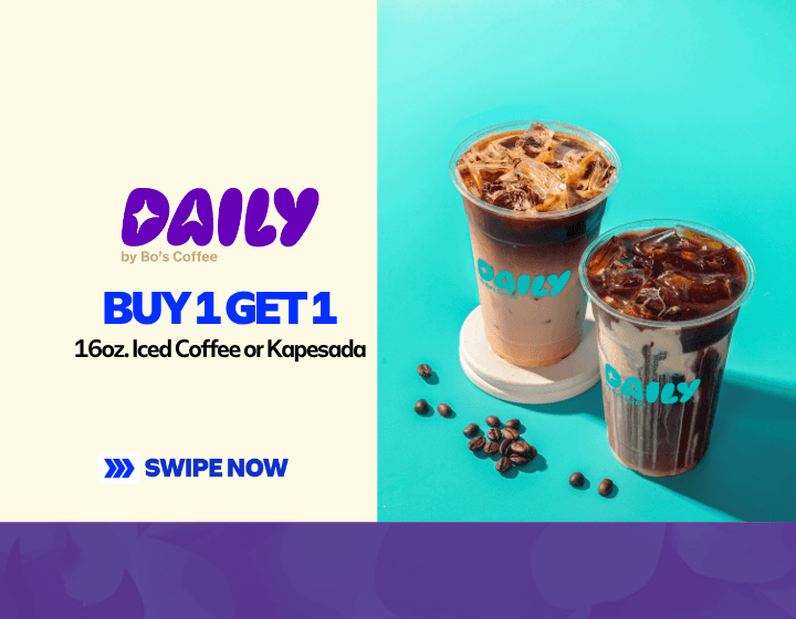 Buy 1 Take 1 on Iced Coffee or Kapesada