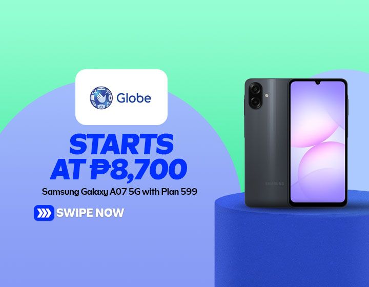 Get a Samsung Galaxy A07 5G 128GB with Plan 599 starting at P8,700