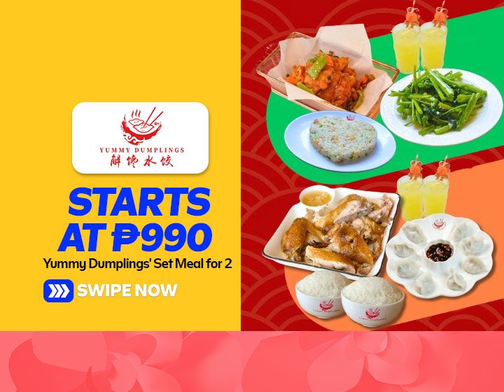 Yummy Dumplings' Set Meal for 2 starts at P990