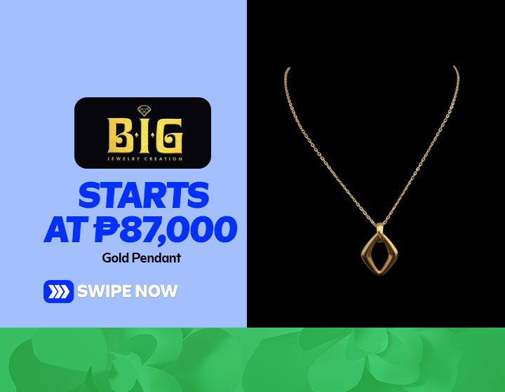 Gold Pendant starts at P87,000