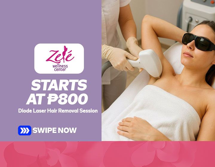 Diode Laser Hair Removal starts at P800 per Session