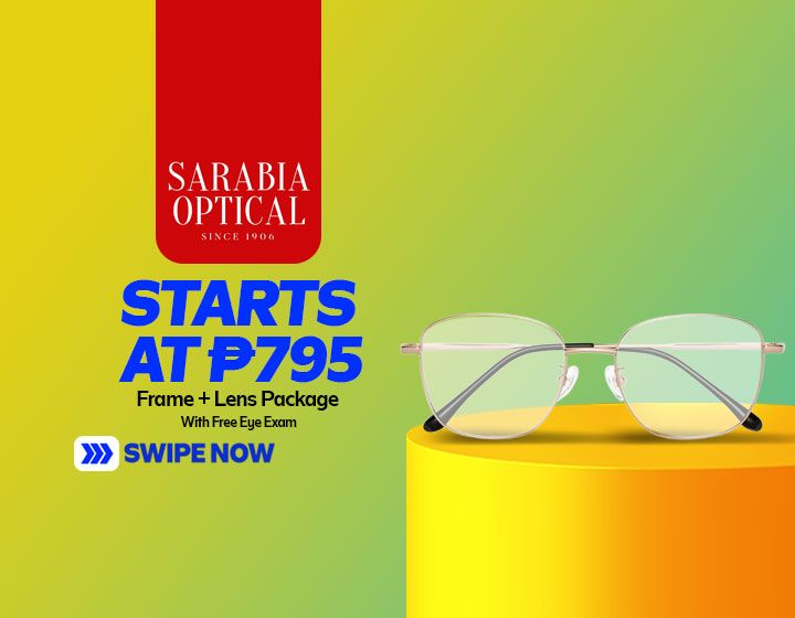 Frame + Lens Package with Free Eye Exam starts at P795