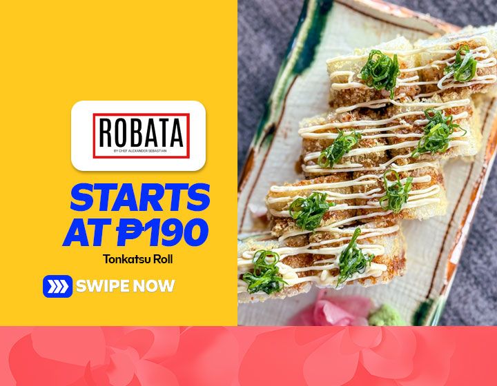 Tonkatsu Roll starts at P190