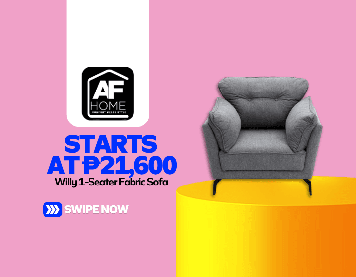Willy 1-Seater Fabric Sofa Starting At P21,600