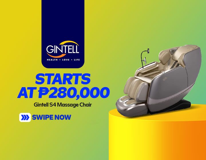 GINTELL S4 Massage Chair starts at P280,000