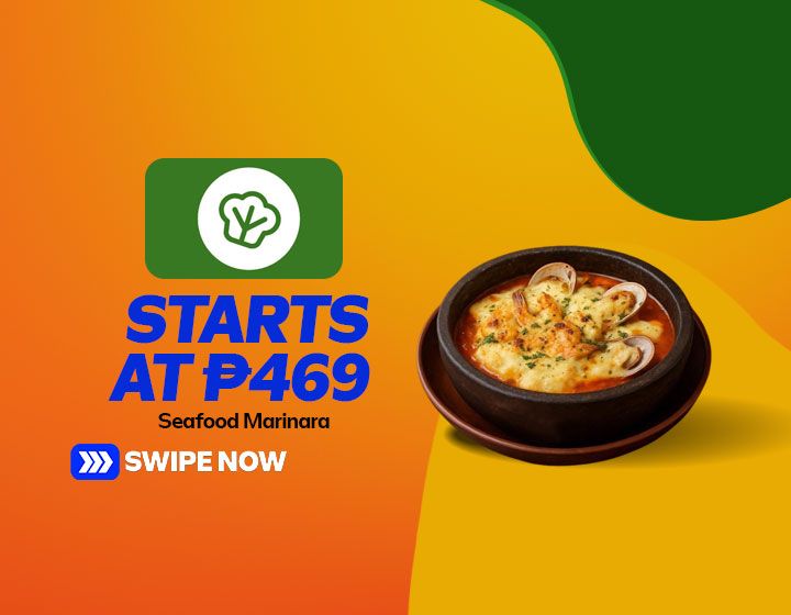 Seafood Marinara starts at P469