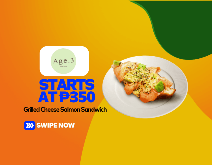 Grilled Cheese Salmon Sandwich Starting At P350