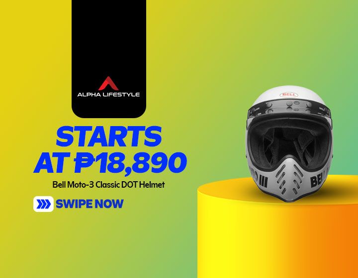 BELL Moto-3 Classic DOT Helmet starts at P18,890