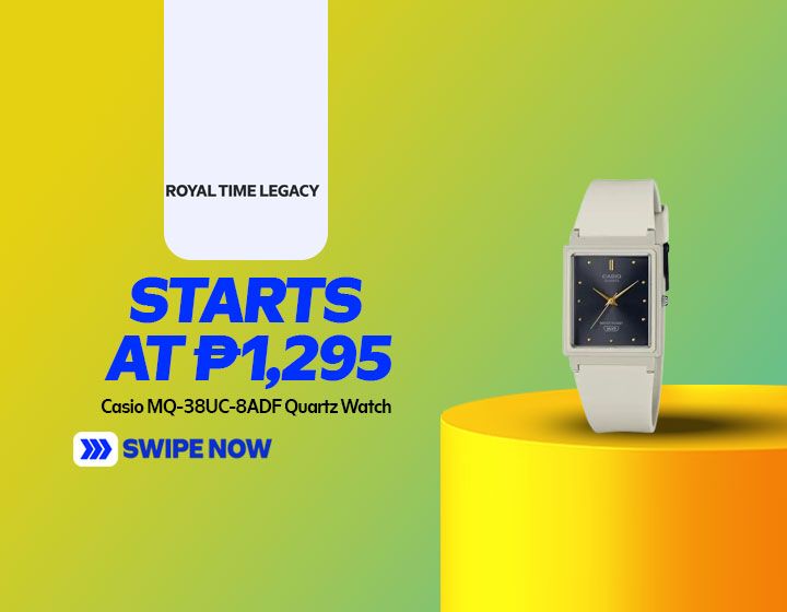 CASIO MQ-38UC-8ADF Quartz Watch starts at P1,295