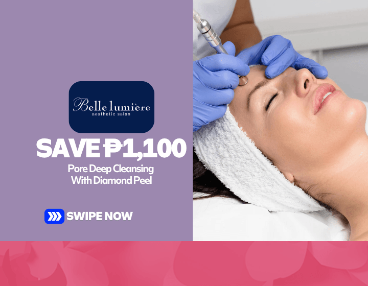 Less P1,100 On Pore Deep Cleansing With Diamond Peel