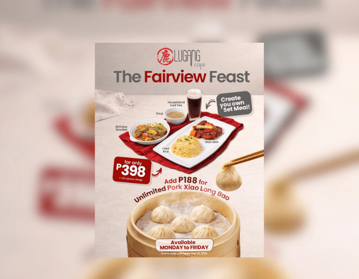 Unlimited Pork Xiao Long Bao When You Add P188 to the Set Meal