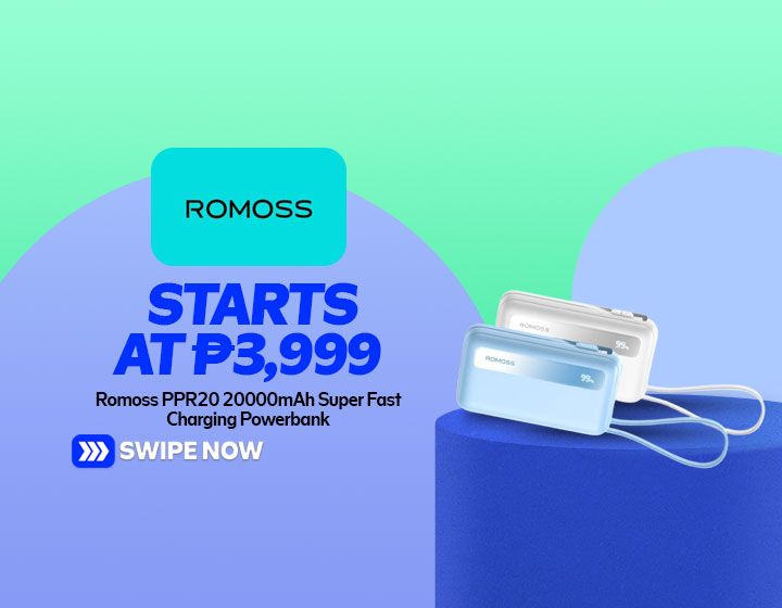 Romoss PPR20 20000mAh Super Fast Charging Powerbank starts at P3,999