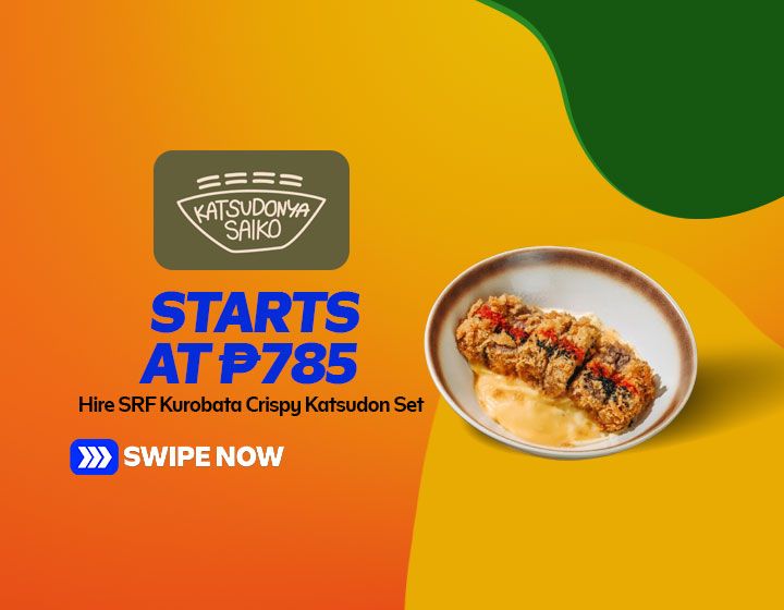 Hire SRF Kurobota Crispy Katsudon Set starts at P785