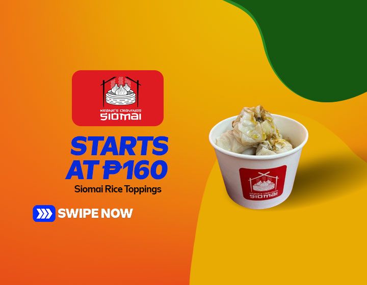 Siomai Rice Toppings starts at P160