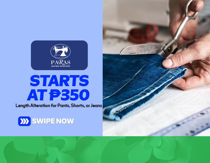 Length Alteration for Pants, Shorts, or Jeans starts at P350