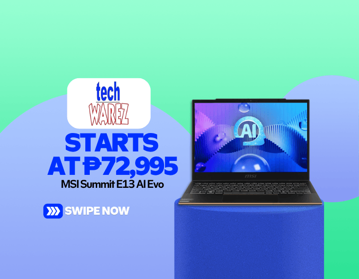 MSI Summit E13 AI Evo Starting At P72,995