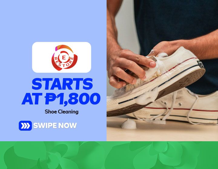 Shoe Cleaning starts at P1,800