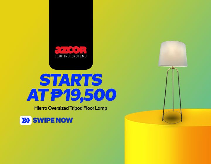 Hierro Oversized Tripod Floor Lamp starts at P19,500