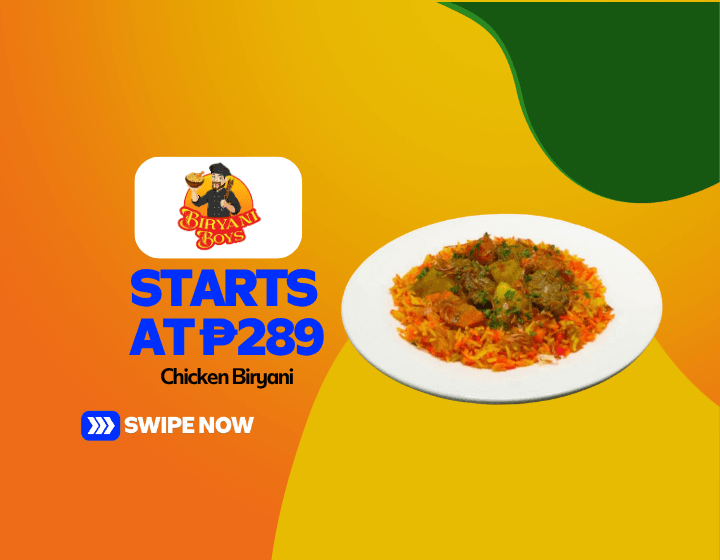 Chicken Biryani Starting at P289