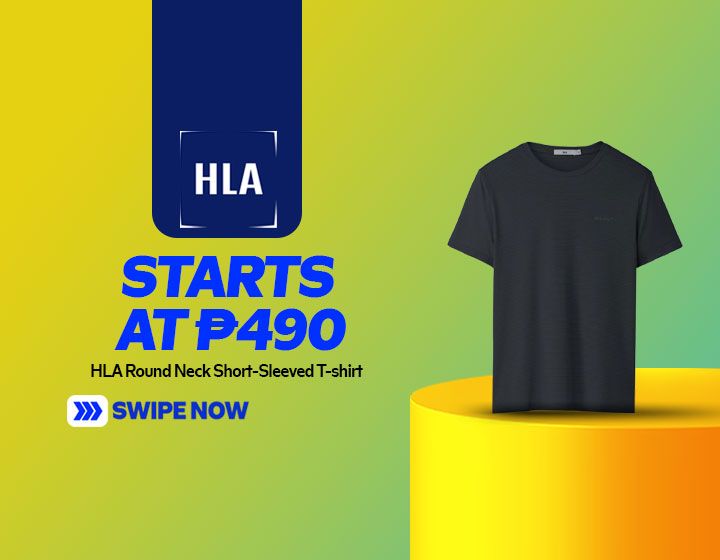 HLA Round Neck Short-Sleeved T-shirt starts at P490