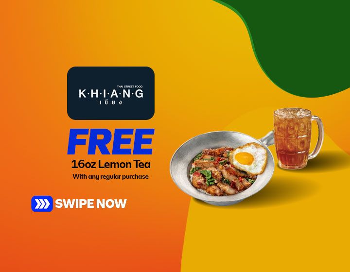 Free 16oz Lemon Tea with Your Meal