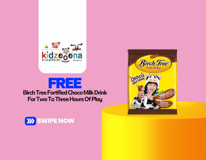 Free Birch Tree Fortified Choco Milk Drink For Two To Three Hours Of Play