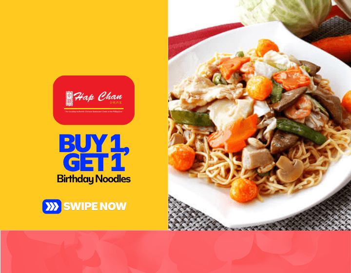 Birthday Promo: Buy 1, Get 1 Birthday Noodles