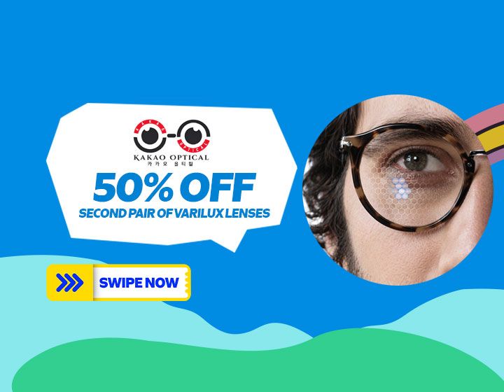 50% OFF Second Pair of Varilux Lenses