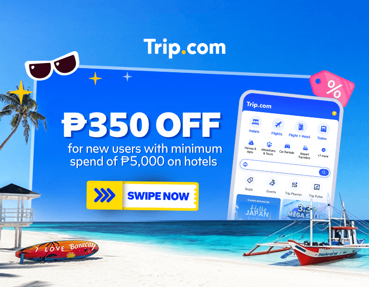P350 OFF for New Users with minimum spend of P5,000 on Hotels