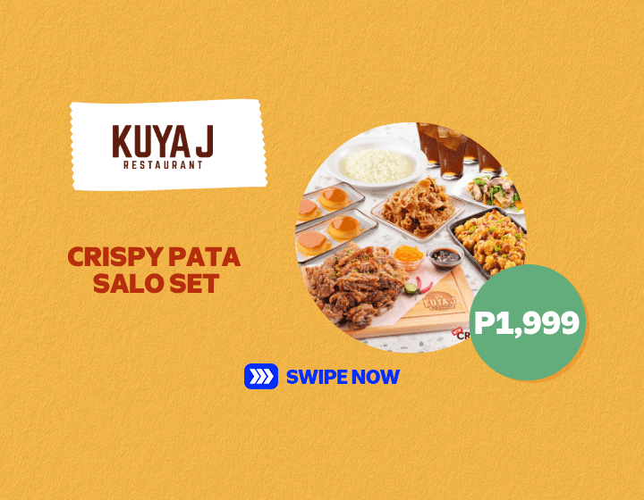 Enjoy the Crispy Pata Salo Set from Kuya J