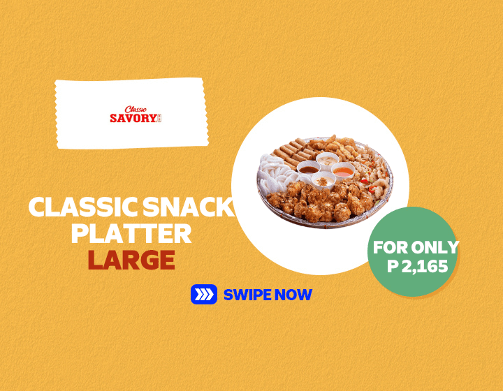 Classic Savory Snack Platter large for only P 2,165