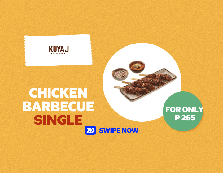 Kuya J Chicken barbeque for only P 265