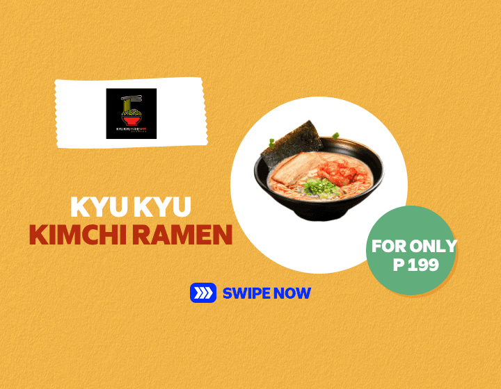 Kyu Kyu Kimchi Ramen for only P 199
