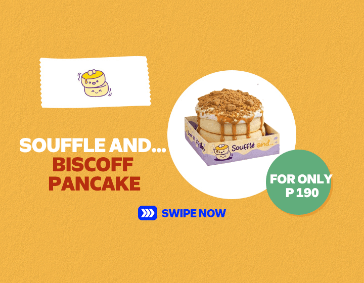 Souffle And.. Biscoff Pancake for only P 190