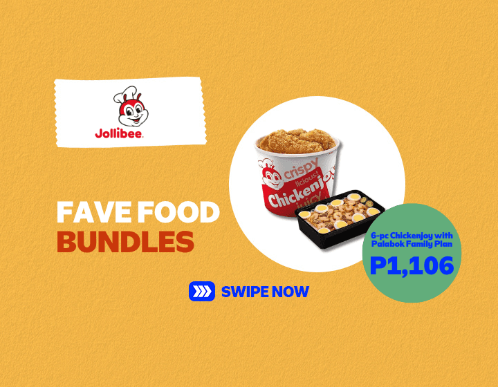 JOLLIBEE: FAMILY SUPER MEALS - 6PC CHICKENJOY W/ PALABOK FAMILY PLAN