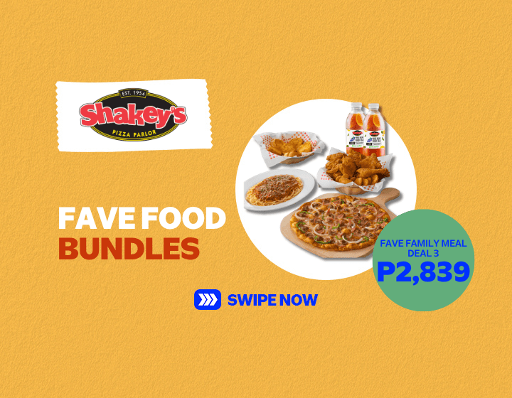 FAVE FOOD BUNDLES: MEAL DEAL 3