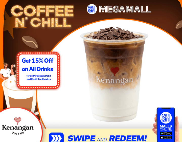 Get 15% Off on All Drinks