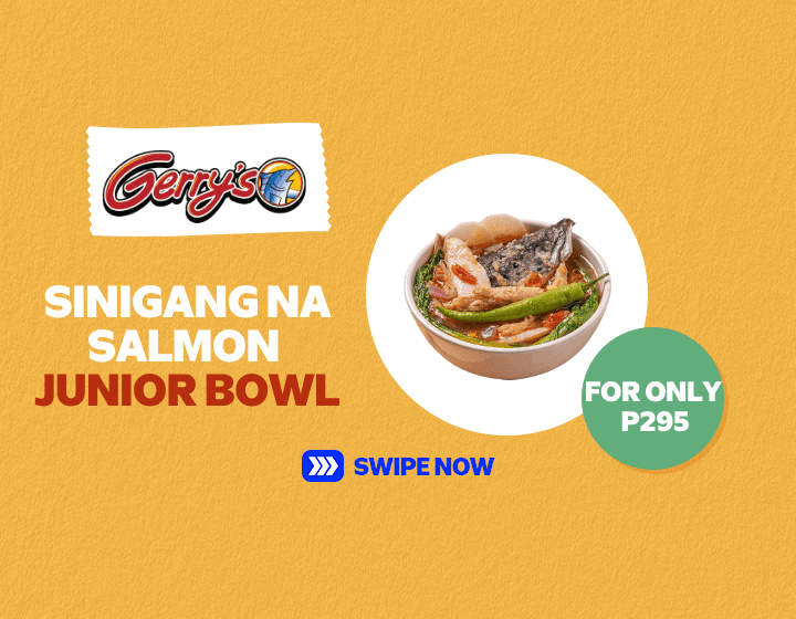 SMMR | GERRY'S GRILL | SINIGANG NA SALMON JUNIOR BOWL FOR ONLY P295