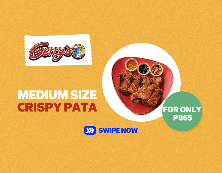 SMMR | GERRY'S GRILL | MEDIUM SIZE CRISPY PATA FOR ONLY P865