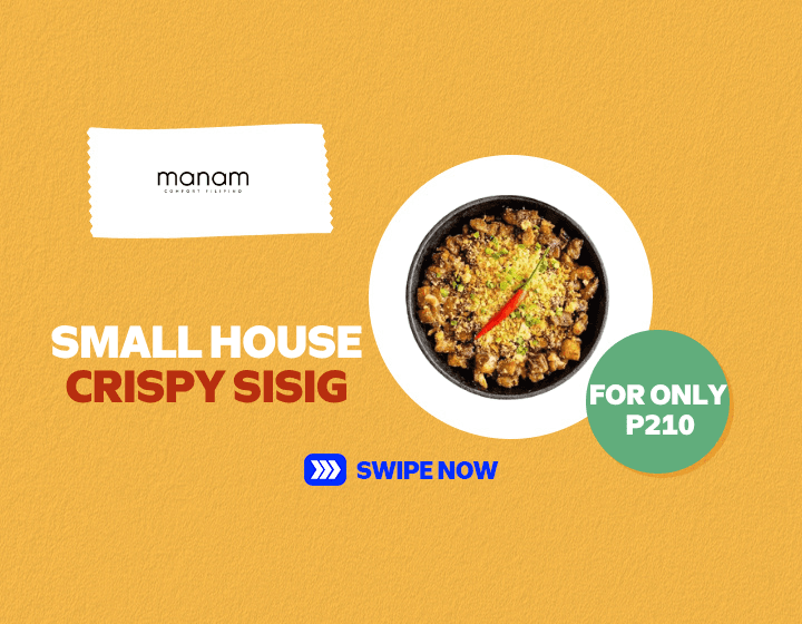 SMMR | MANAM | SMALL HOUSE CRISPY SISIG FOR ONLY P210